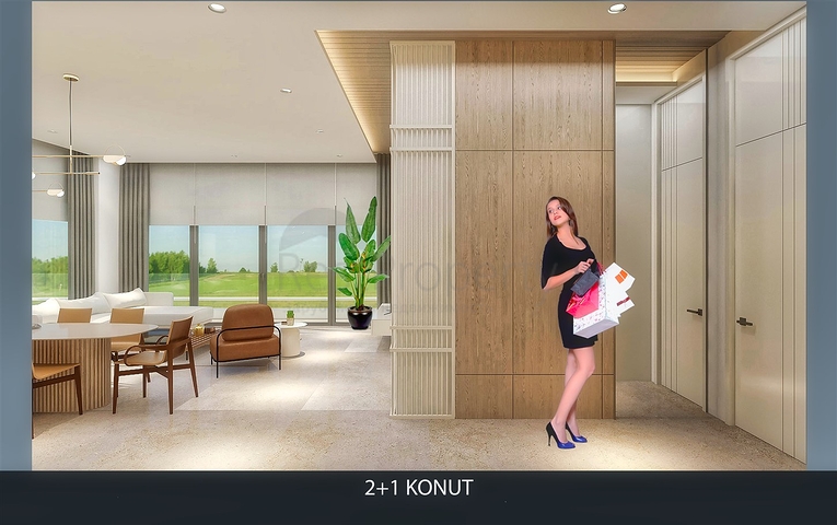 Квартира планировки 2+1 в районе Алтынташ - Анталия  