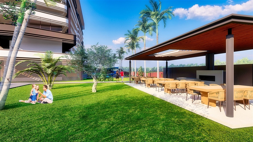 Квартира планировки 2+1 в районе Алтынташ - Анталия  