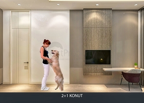 Квартира планировки 2+1 в районе Алтынташ - Анталия  