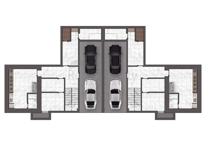 Виллы планировки 4+1 в районе Дошемеалты - Анталия 