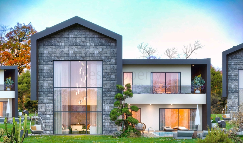 Виллы планировки 4+1 в районе Дошемеалты - Анталия 