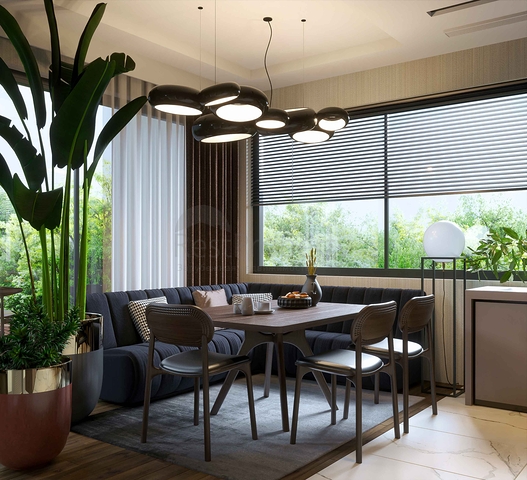 Виллы планировки 4+1 в районе Дошемеалты - Анталия 