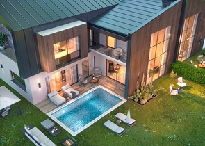 Виллы планировки 4+1 в районе Дошемеалты - Анталия 