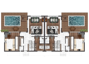 Виллы планировки 4+1 в районе Дошемеалты - Анталия 