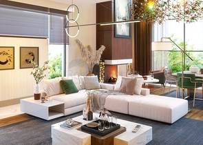 Виллы планировки 4+1 в районе Дошемеалты - Анталия 