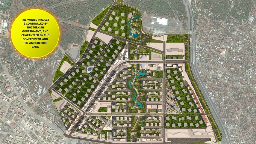 Квартиры планировки 2+1 и 3+1 в районе Кепез - Анталия 