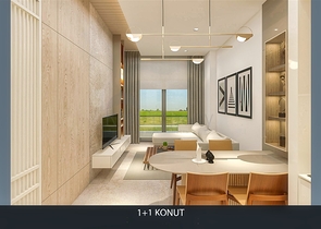 Квартира планировки 1+1 в районе Алтынташ - Анталия 