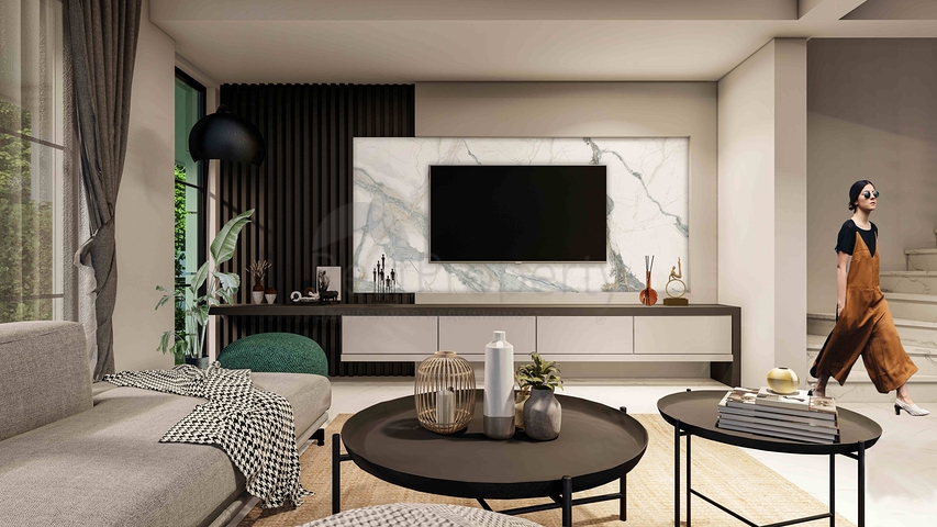 Виллы планировки 2+1 и 3+1 в районе Кемер - Анталия 