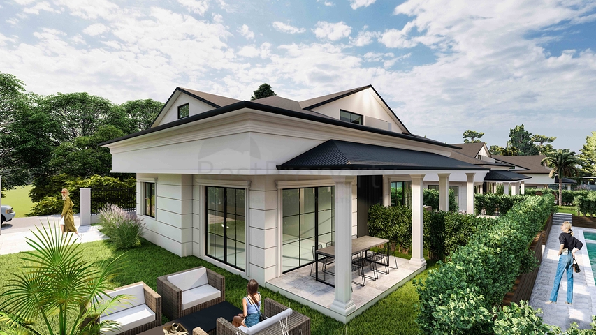 Виллы планировки 2+1 и 3+1 в районе Кемер - Анталия 