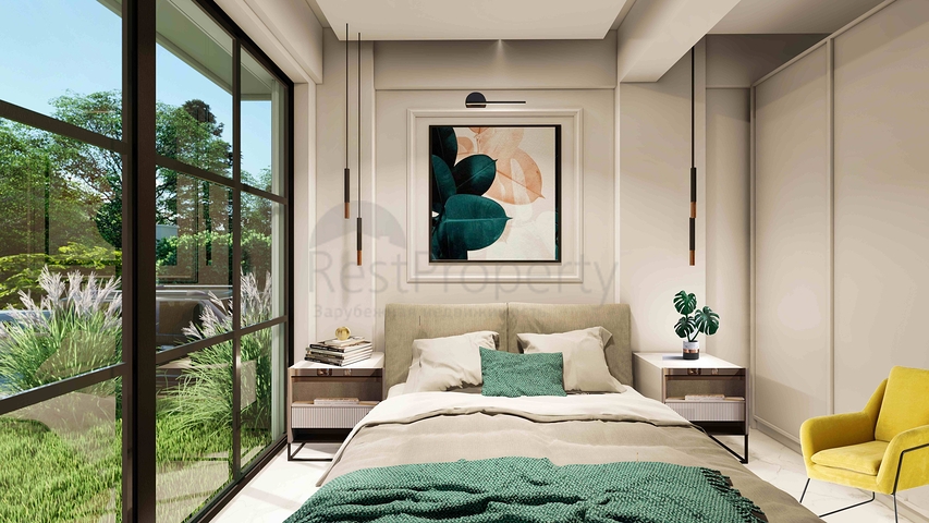 Виллы планировки 2+1 и 3+1 в районе Кемер - Анталия 