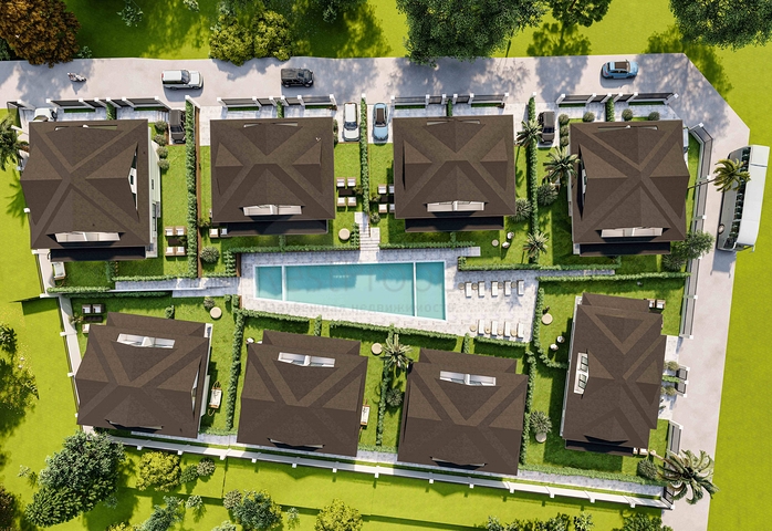 Виллы планировки 2+1 и 3+1 в районе Кемер - Анталия 