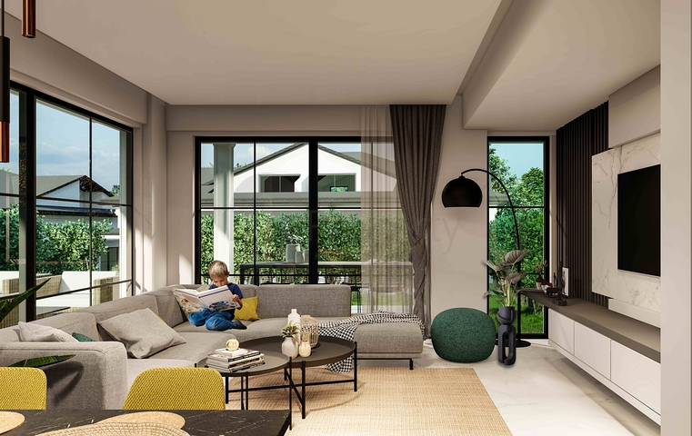 Виллы планировки 2+1 и 3+1 в районе Кемер - Анталия 