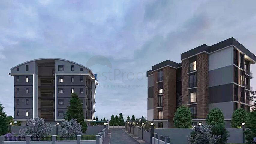 Квартиры планировки 3+1 , 4+1 и 6+1 дуплекс в микрорайоне Кызылтопрак - Анталия 