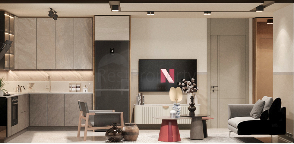 Квартиры планировки 3+1 дуплекс в микрорайоне Гюрсу - Анталия 