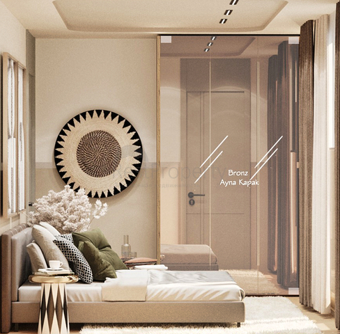 Квартиры планировки 3+1 дуплекс в микрорайоне Гюрсу - Анталия 