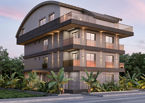 Квартиры планировки 3+1 дуплекс в микрорайоне Гюрсу - Анталия 