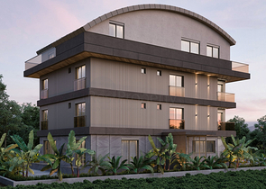 Квартиры планировки 3+1 дуплекс в микрорайоне Гюрсу - Анталия 