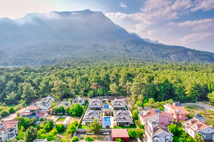 Вилла планировки 4+1 в микрорайоне Асланбуджак - Анталия