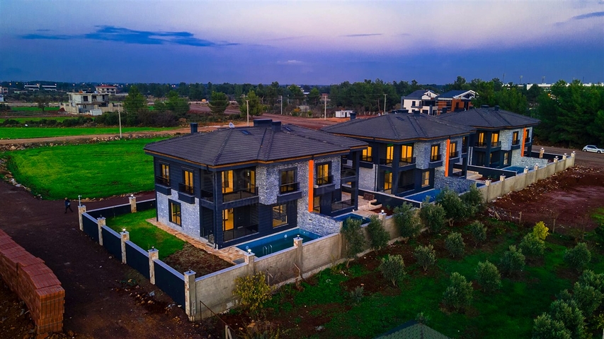 Виллы планировки 4+1 в районе Дошемеалты - Анталия 