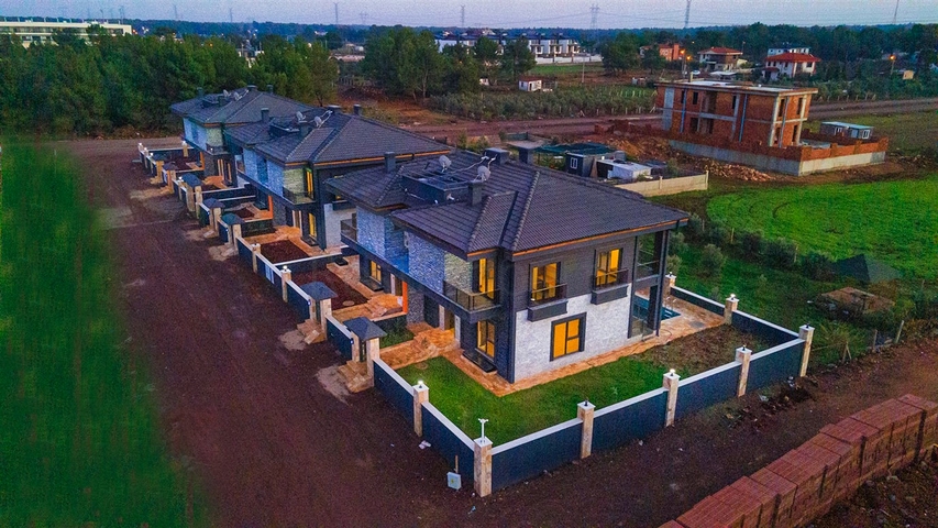 Виллы планировки 4+1 в районе Дошемеалты - Анталия 