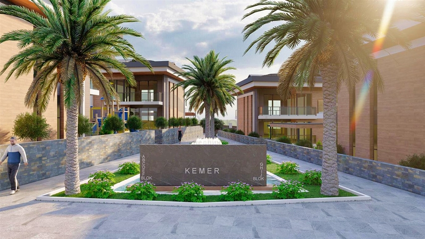 Квартира планировки 2+1 в районе Кемер - Анталия 