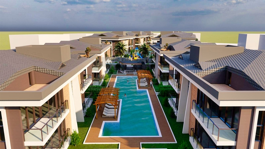 Квартира планировки 2+1 в районе Кемер - Анталия 