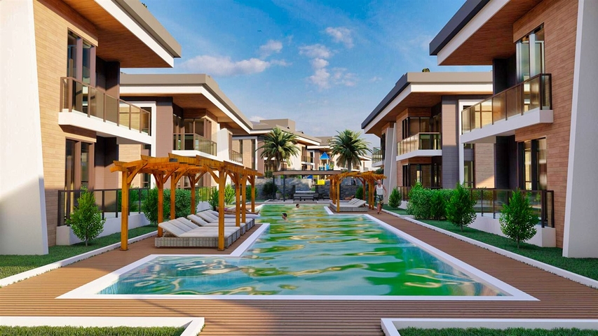 Квартира планировки 2+1 в районе Кемер - Анталия 