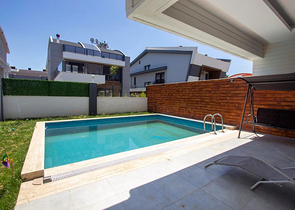 Вилла планировки 5+1 в микрорайоне Гюзельоба - Анталия 