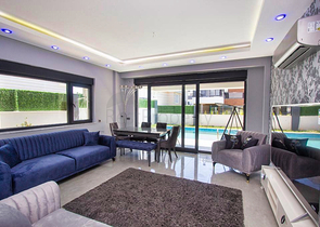 Вилла планировки 5+1 в микрорайоне Гюзельоба - Анталия 