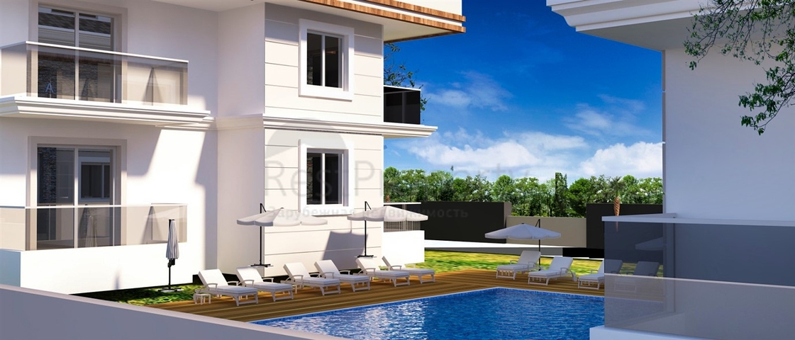 Квартиры планировки 1+1 и 3+1 в районе Кемер - Анталия 