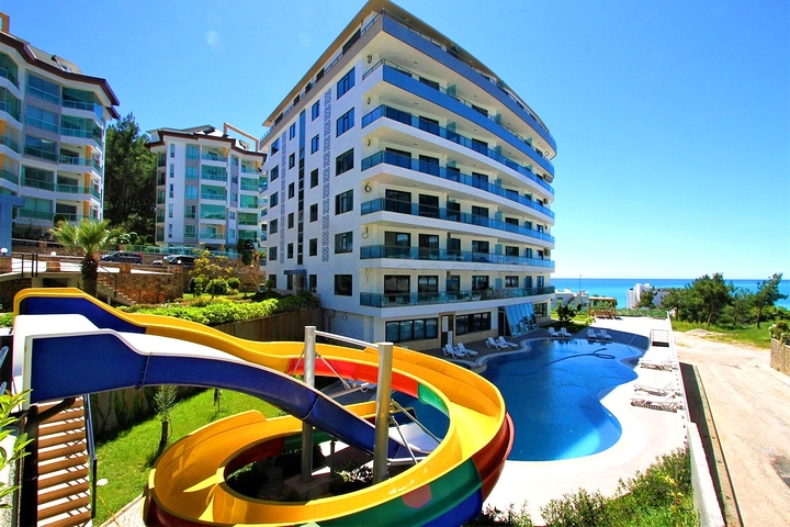 Квартира 2+1 в жилом комплексе с отельной инфраструктурой.