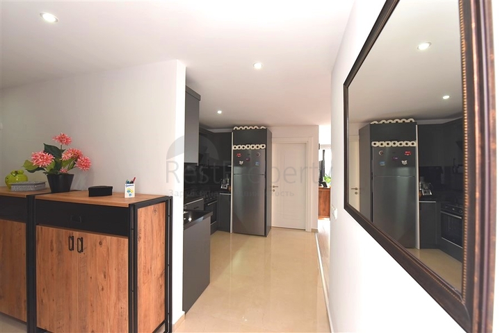 Квартира 2+1 в жилом комплексе с отельной инфраструктурой.