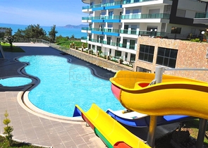 Квартира 2+1 в жилом комплексе с отельной инфраструктурой.