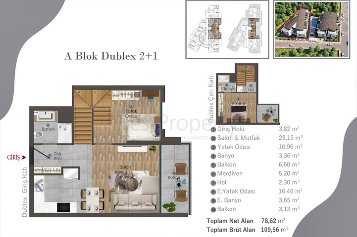 Инвестиционный проект в районе Алтынташ - Анталия