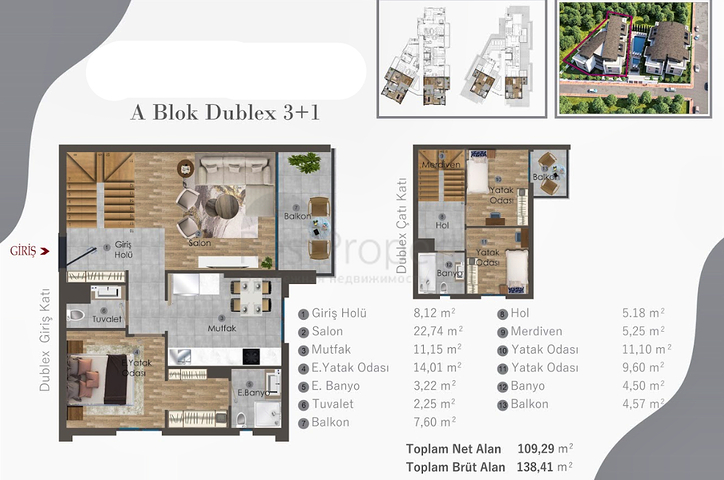 Инвестиционный проект в районе Алтынташ - Анталия