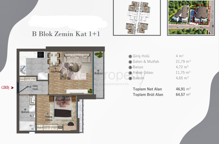 Инвестиционный проект в районе Алтынташ - Анталия