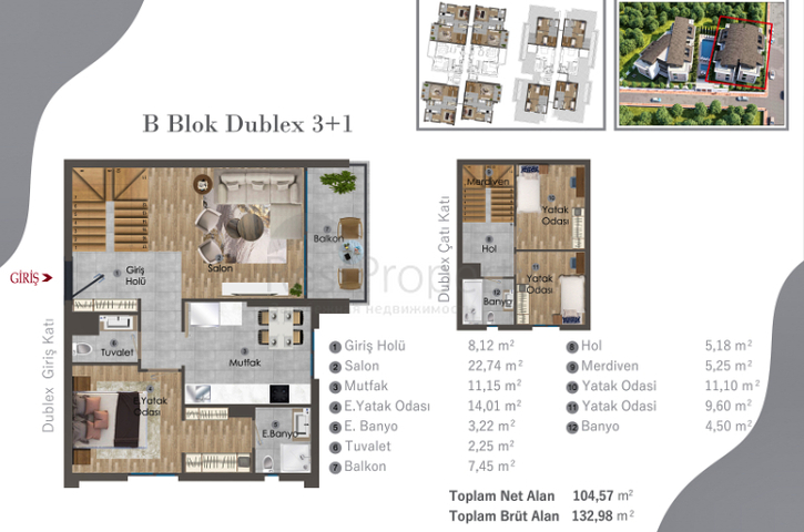 Инвестиционный проект в районе Алтынташ - Анталия