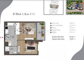Инвестиционный проект в районе Алтынташ - Анталия