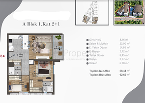 Инвестиционный проект в районе Алтынташ - Анталия