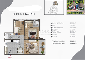 Инвестиционный проект в районе Алтынташ - Анталия
