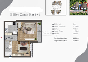 Инвестиционный проект в районе Алтынташ - Анталия