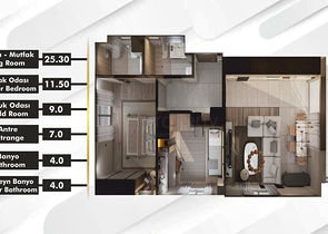Инвестиционный проект в районе Алтынташ - Анталия 