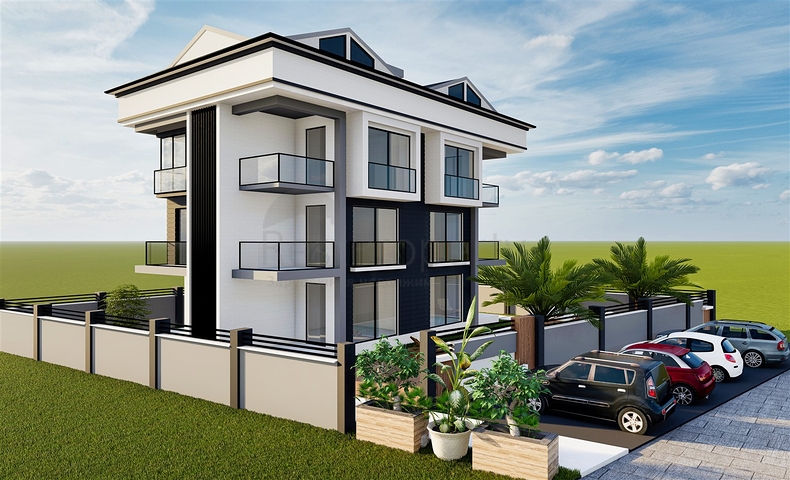 Квартиры планировки 1+1 и 3+1 дуплекс в районе Кемер - Анталия 