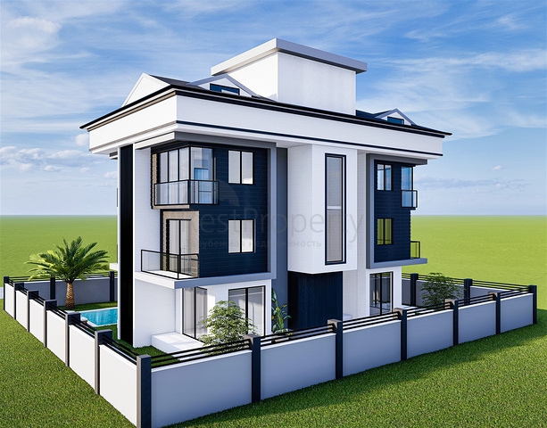 Квартиры планировки 1+1 и 3+1 дуплекс в районе Кемер - Анталия 