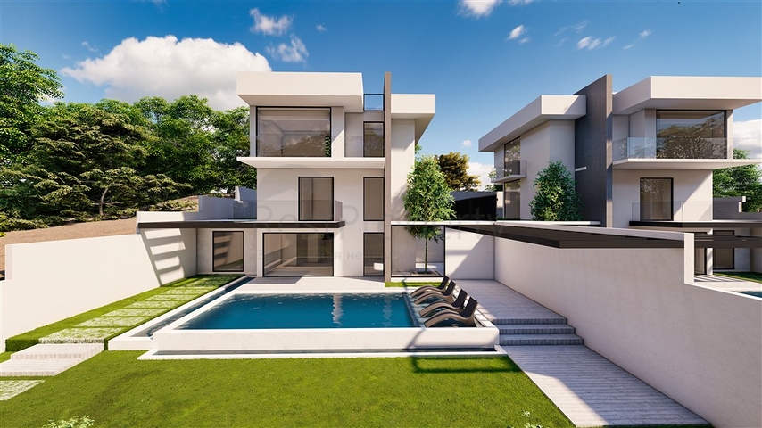 Вилла планировки 4+1 в районе Кемер - Анталия 