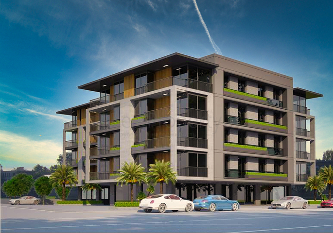 Квартиры планировки 1+1 в центре города Анталия 