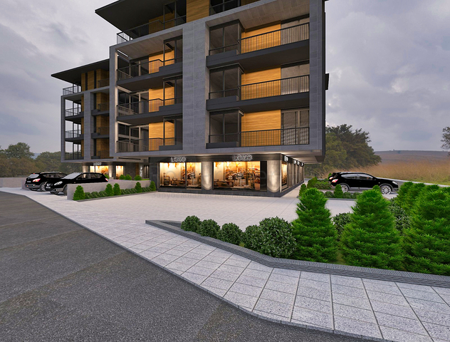 Квартиры планировки 1+1 в центре города Анталия 