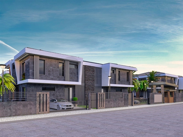 Вилла планировки 4+1 в районе Дошемеалты - Анталия 