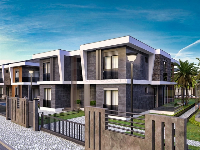 Вилла планировки 4+1 в районе Дошемеалты - Анталия 