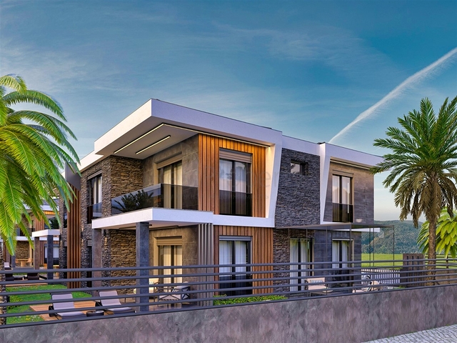 Вилла планировки 4+1 в районе Дошемеалты - Анталия 